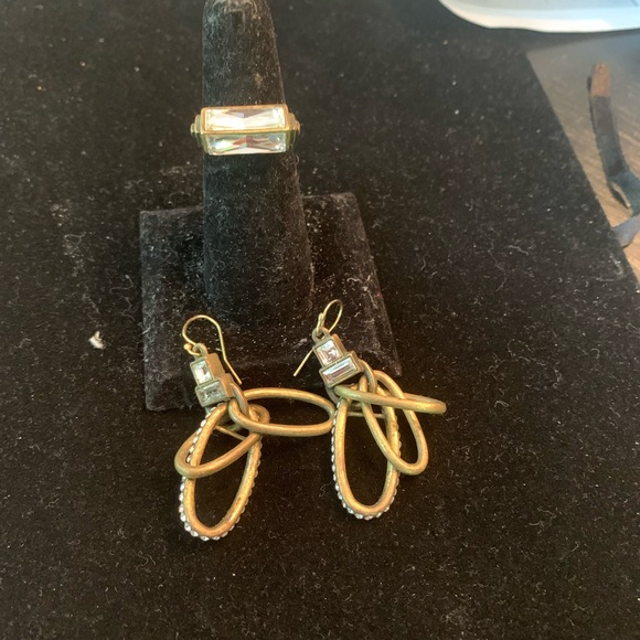 Silpada brass earrings - Picture 2 of 5